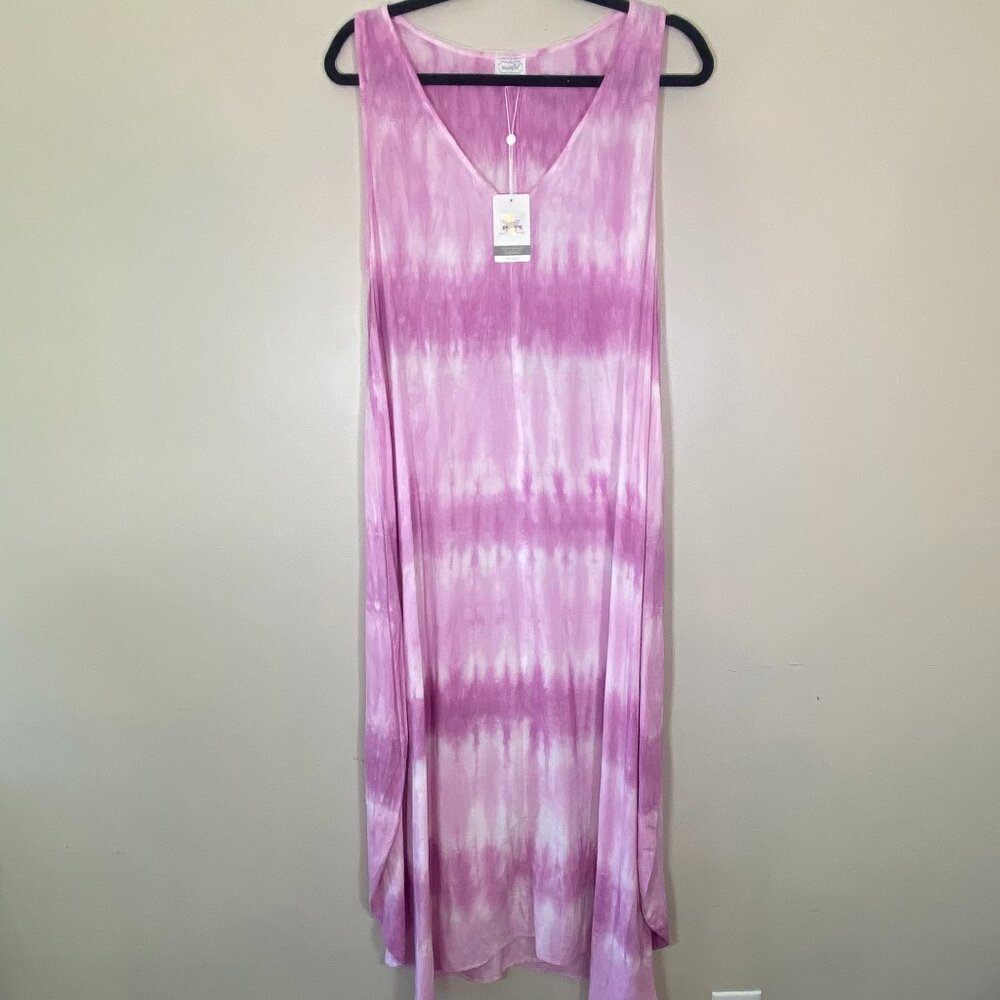 NWT MudPie Maxi Tie-Dye Dress - Picture 3 of 8